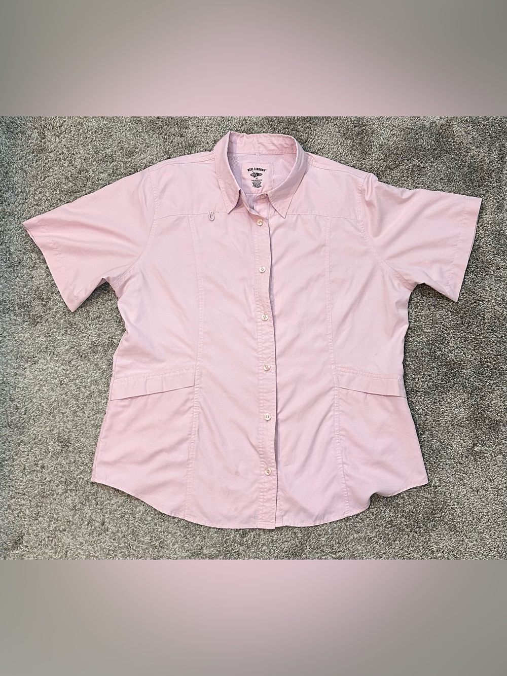 Reel Legends Women’s Light Pink Fishing Shirt Size XL